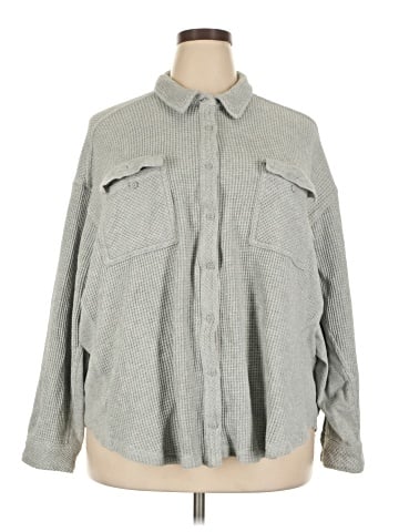 Aerie Long Sleeve Polo (view 1)
