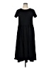 Zenana Solid Black Casual Dress Size XL - photo 1