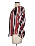 Allison Joy 100% Polyester Stripes Red Short Sleeve Blouse Size S - photo 5