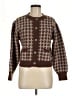 Lush Houndstooth Brown Cardigan Size M (estimated) - photo 1