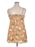 Volcom 100% Viscose Tan Sleeveless Top Size 14 - photo 2