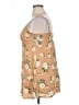 Volcom 100% Viscose Tan Sleeveless Top Size 14 - photo 5