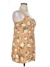 Volcom 100% Viscose Tan Sleeveless Top Size 14 - photo 4