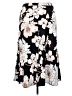 Apt. 9 100% Polyester Floral Black Casual Skirt Size XXL - photo 1
