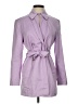 Amanda Smith Purple Trenchcoat Size 4 - photo 1