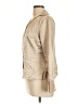 East5th 100% Polyester Metallic Tan Long Sleeve Blouse Size 10 - photo 5