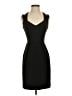 Milly Solid Black Cocktail Dress Size 0 - photo 1