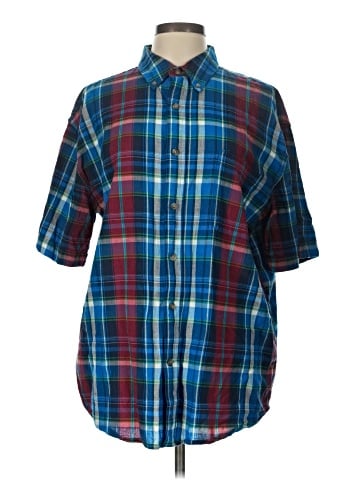 St. John's Bay Short Sleeve Button-Down Shirt (view 1)