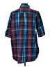 St. John's Bay 100% Cotton Plaid Blue Short Sleeve Button-Down Shirt Size L - photo 2