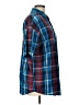 St. John's Bay 100% Cotton Plaid Blue Short Sleeve Button-Down Shirt Size L - photo 4