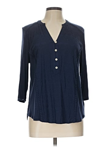 Democracy 3/4 Sleeve Blouse (view 1)
