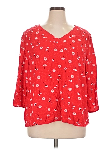 St. John's Bay 3/4 Sleeve Blouse (view 1)
