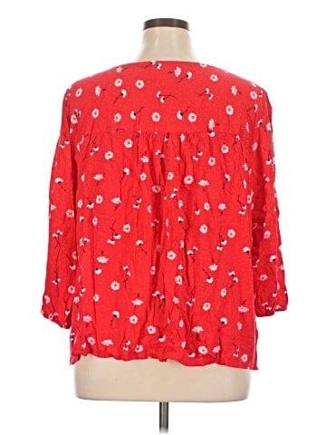 St. John's Bay 3/4 Sleeve Blouse (view 2)