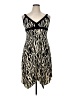 AGB Animal Print Gold Cocktail Dress Size 14 - photo 1
