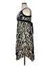AGB Animal Print Gold Cocktail Dress Size 14 - photo 5