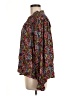 Boden Floral Brown Long Sleeve Blouse Size 8 - photo 5