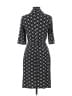 Laundry by Design Print Black Casual Dress Size 10 - photo 2