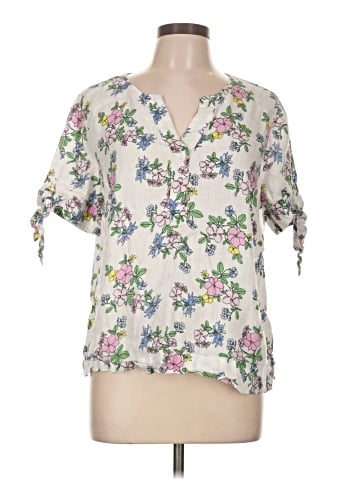 Charter Club Short Sleeve Blouse (view 1)