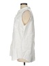 North Style 100% Lyocell White Sleeveless Button-Down Shirt Size L - photo 5