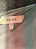 Reiss 100% Polyester Print Silver Cocktail Dress Size 10 - photo 7