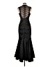 Xscape Black Cocktail Dress Size 10 - photo 2