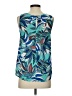 Alya 100% Polyester Blue Tank Top Size S - photo 2