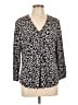 Vince Camuto Black 3/4 Sleeve Blouse Size L - photo 1