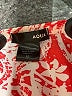 Aqua 100% Polyester Paisley Orange Casual Dress Size M - photo 7