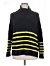 Vince Camuto Stripes Green Turtleneck Sweater Size XL - photo 1