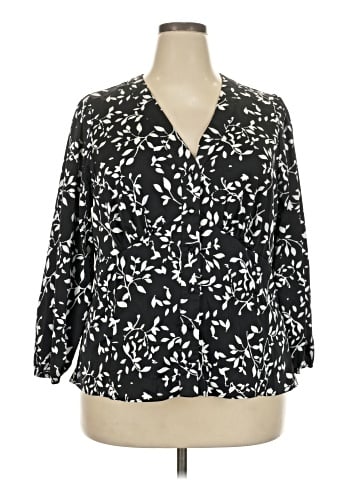 Cato 3/4 Sleeve Blouse (view 1)