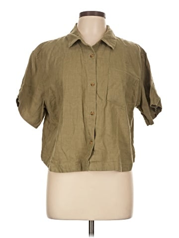 Athleta 3/4 Sleeve Button-Down Shirt (view 1)