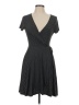 Soprano Polka Dots Gray Casual Dress Size L - photo 1