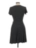 Soprano Polka Dots Gray Casual Dress Size L - photo 2
