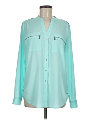 Calvin Klein Long Sleeve Blouse (view 1)