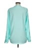 Calvin Klein 100% Polyester Color Block Teal Long Sleeve Blouse Size M - photo 2