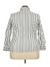 Pendleton Stripes Ivory 3/4 Sleeve Blouse Size 20 - photo 2