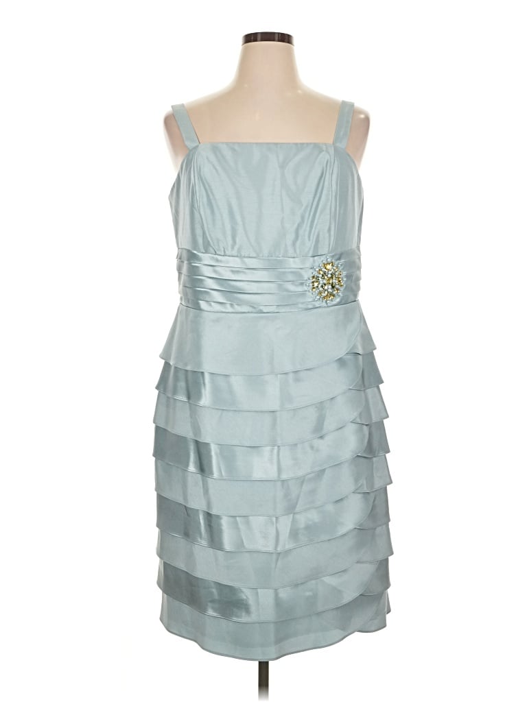 Pre-owned Jessica Howard Cocktail Dress In Teal