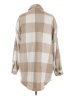 Love Tree 100% Polyester Checkered-gingham Tan Coat Size L - photo 2