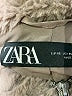 Zara 100% Polyester Brown Faux Fur Jacket Size XS - photo 6