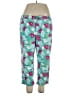Talbots Outlet Floral Teal Casual Pants Size 16 - photo 1