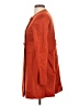 Zara Basic Orange Wool Coat Size S - photo 5