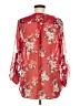 Kut from the Kloth 100% Polyester Red 3/4 Sleeve Blouse Size M - photo 2