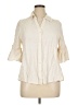 Venus Ivory 3/4 Sleeve Button-Down Shirt Size 14 - photo 1