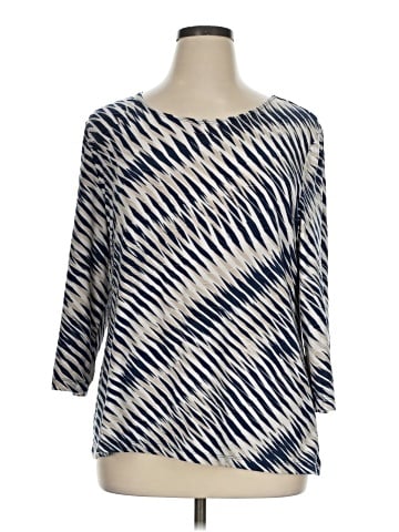 JM Collection 3/4 Sleeve T-Shirt (view 1)
