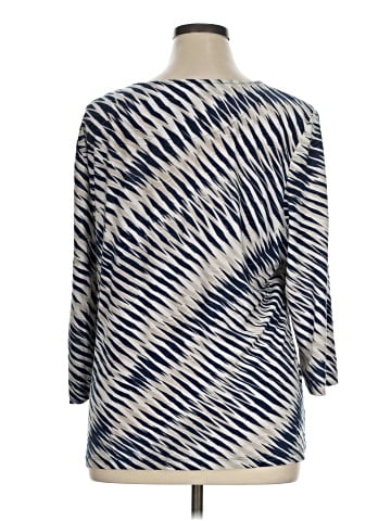 JM Collection 3/4 Sleeve T-Shirt (view 2)
