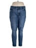 Eddie Bauer Solid Blue Jeans Size 18 - photo 1