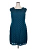 Connected Apparel Teal Casual Dress Size 18 - photo 1
