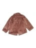 H&M 100% Polyester Brown Coat Size 2 - photo 2