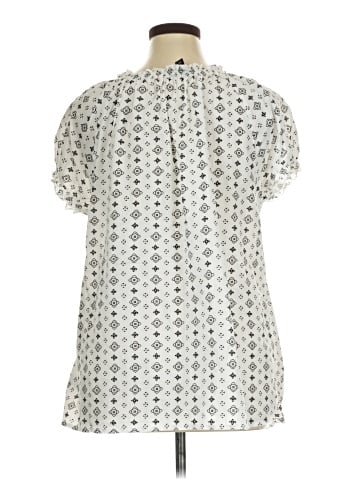 Ellos Short Sleeve Blouse (view 2)