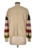 Lush Color Block Tan Pullover Sweater Size M - photo 2